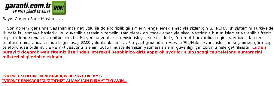 sifrematik2 sifrematik2 Sahte E postalara dikkat!
