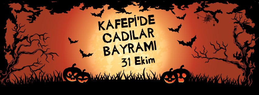 Zombiler, vampirler bu akşam diriliyor. Cadılar Bayramı KafePi'de kutlanıyor!