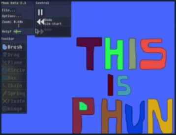 Phun - Fizik simülasyon programı