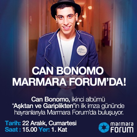 Can Bonomo Marmara Forum’da