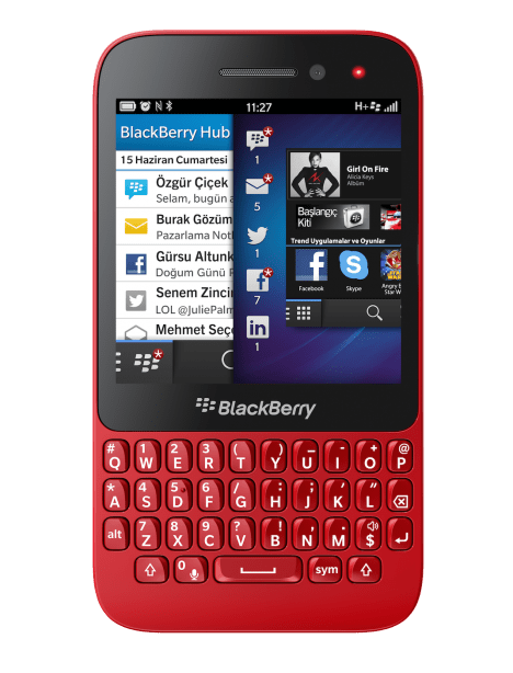 BlackBerry Q5  Türkiye’de…