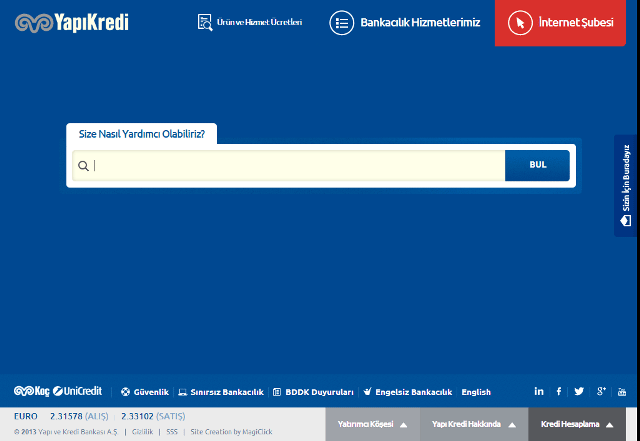 Yapı Kredi Yeni Websitesi ile Ezber Bozuyor