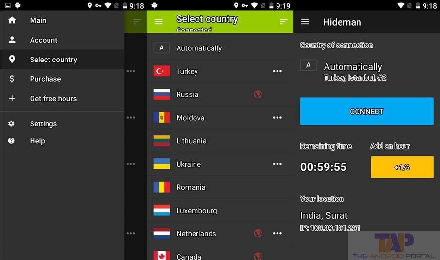 Cep Telefonu ile HideMan Kullanarak Yasak Sitelere Girmek