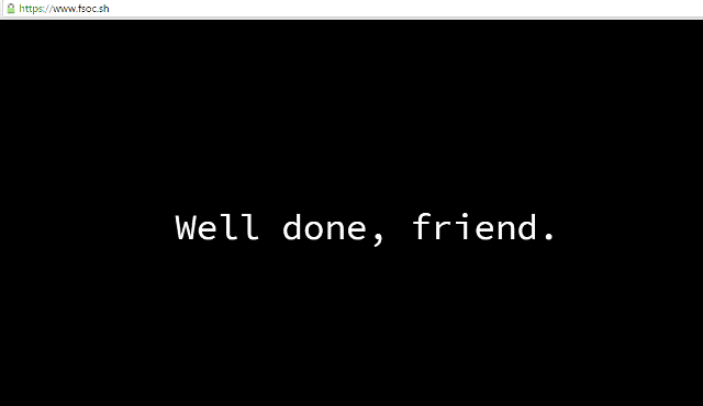 Mr. Robot 2 - Well done, friend