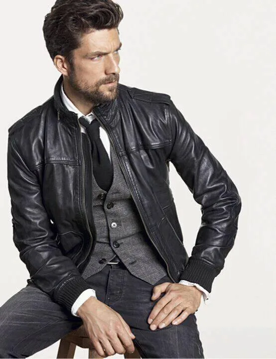 Erkek Giyiminde Asi Ve Özgür Stil: Deri Ceketler