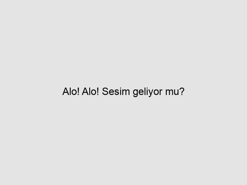 Alo! Alo! Sesim geliyor mu? 1 wapt image 11