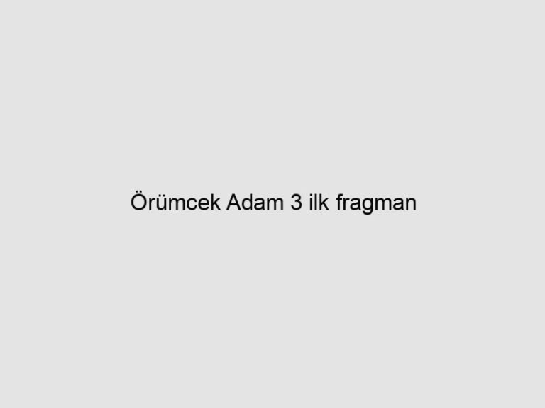 Read more about the article Örümcek Adam 3 ilk fragman
