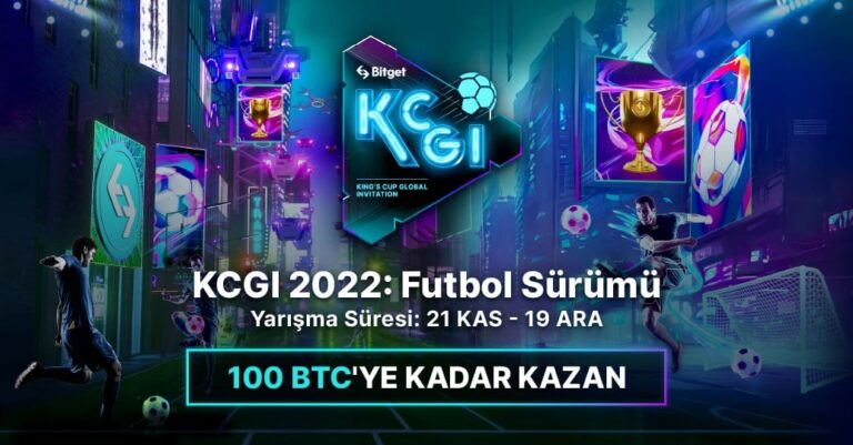 Read more about the article Bitget, 100 BTC Ödül Havuzlu KCGI 2022: Futbol yarışmasını başlatıyor